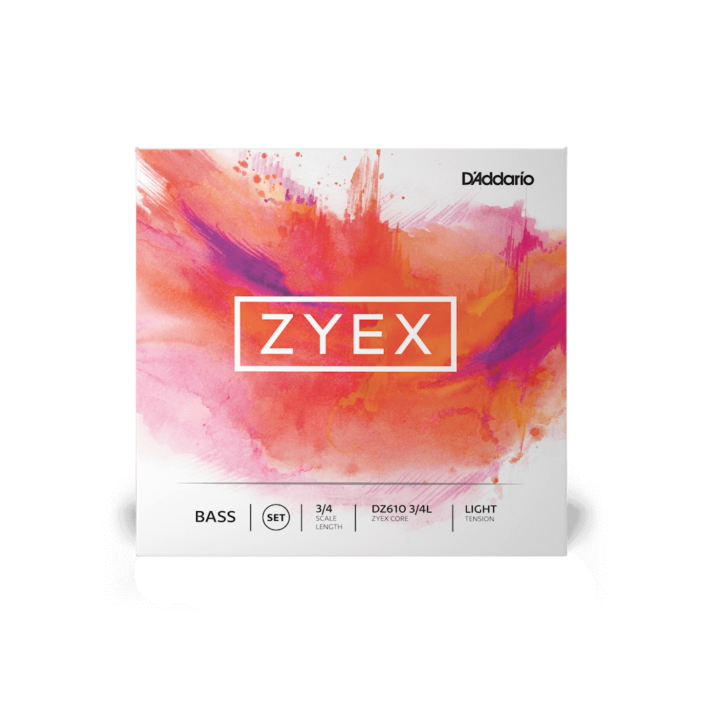 D'Addario Zyex Bass Single C (Extended E) String, 3/4 Scale, Medium Tension
