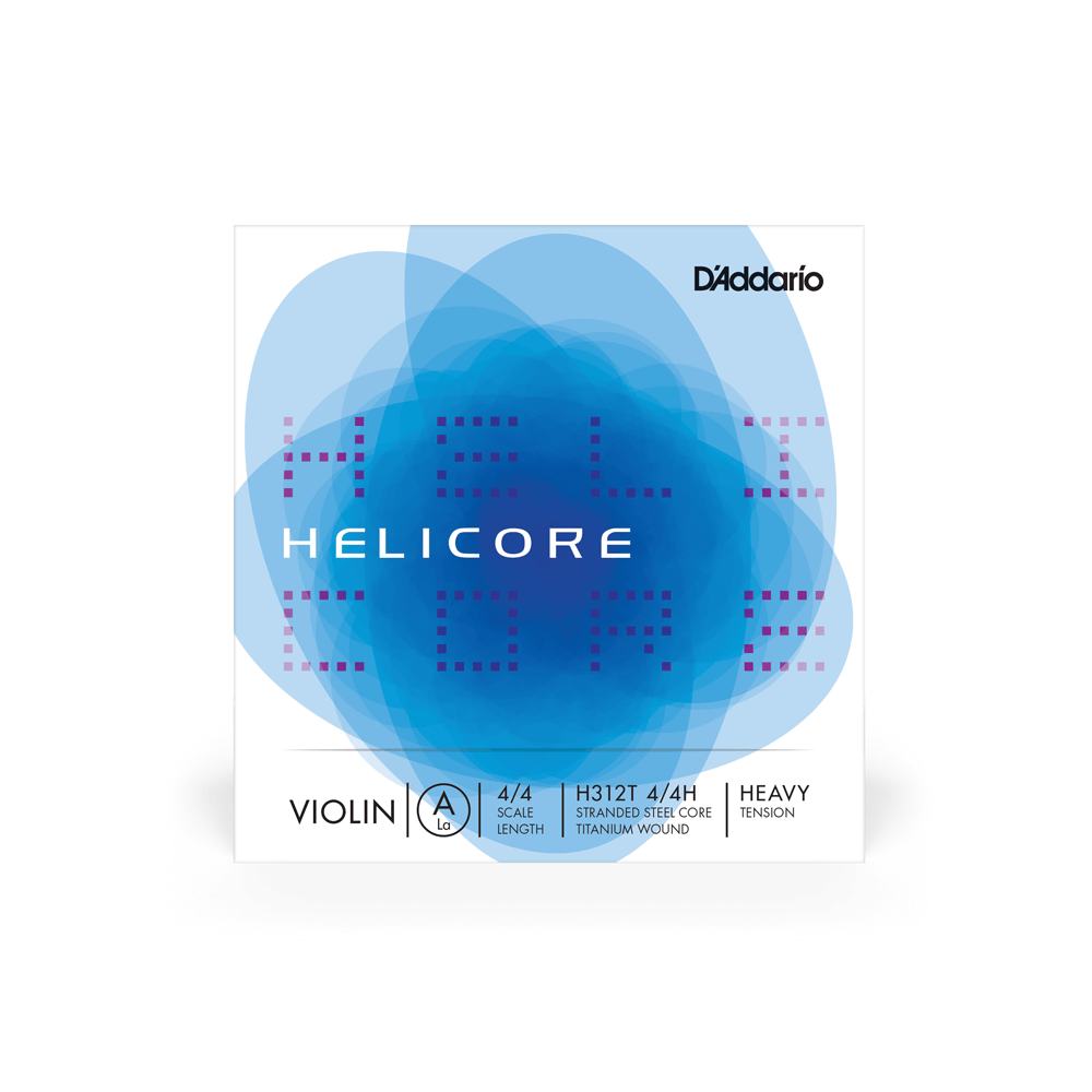 D'Addario Helicore Titanium-Wound Violin A String, 4/4 Scale, Heavy Tension