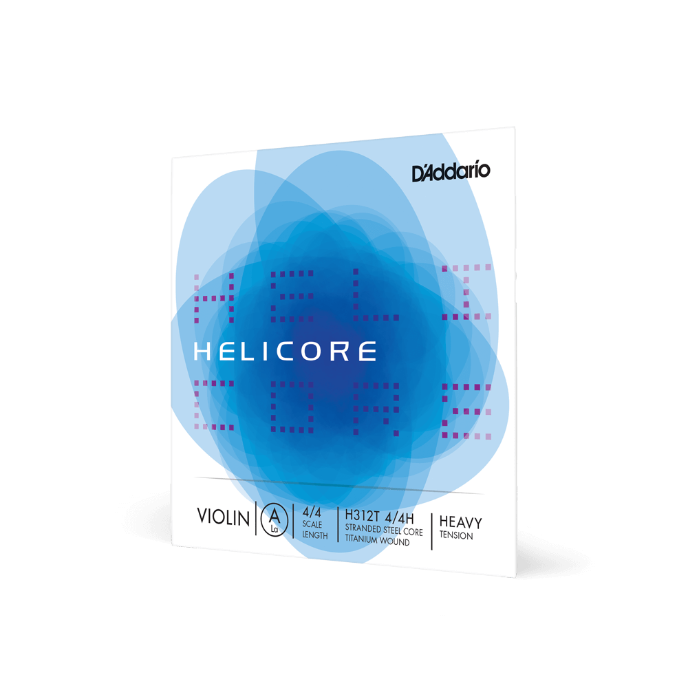 D'Addario Helicore Titanium-Wound Violin A String, 4/4 Scale, Heavy Tension