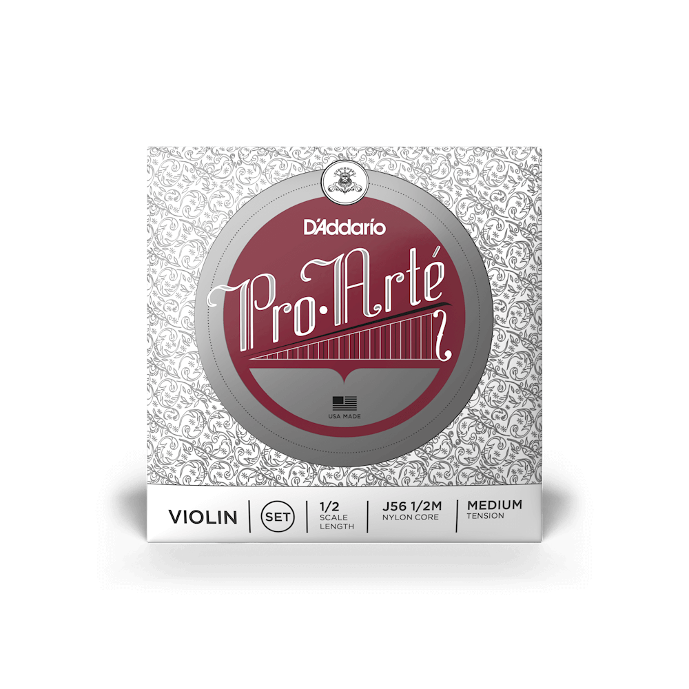 D'Addario Pro-Arte Violin Single E String, 1/2 Scale, Medium Tension