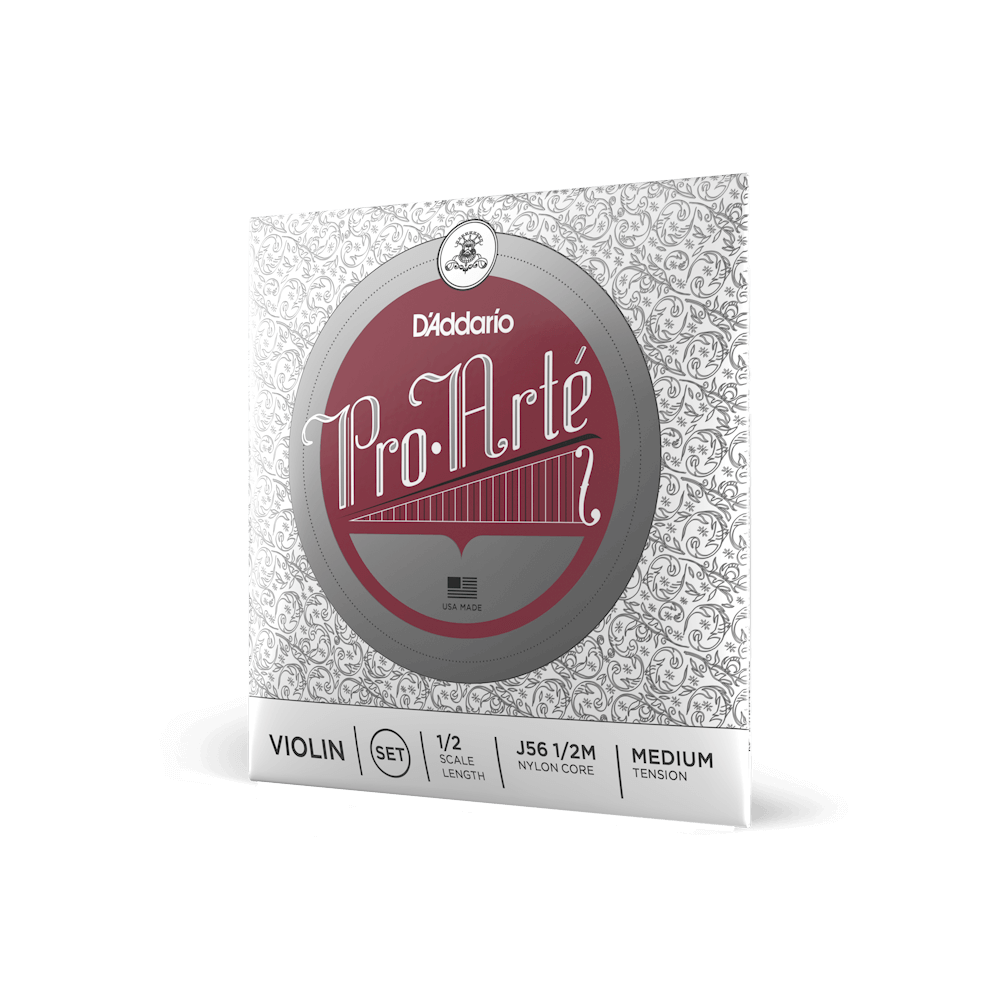 D'Addario Pro-Arte Violin Single E String, 1/2 Scale, Medium Tension