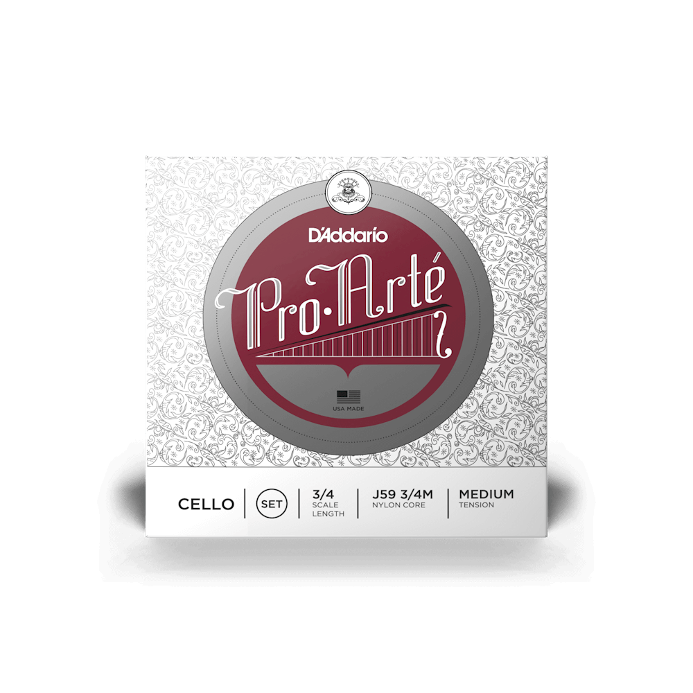 D'Addario Pro-Arte Cello Single G String, 3/4 Scale, Medium Tension