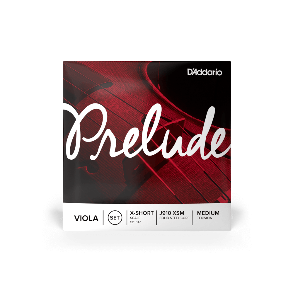 D'Addario Prelude Viola Single D String, Extra Short Scale, Medium Tension