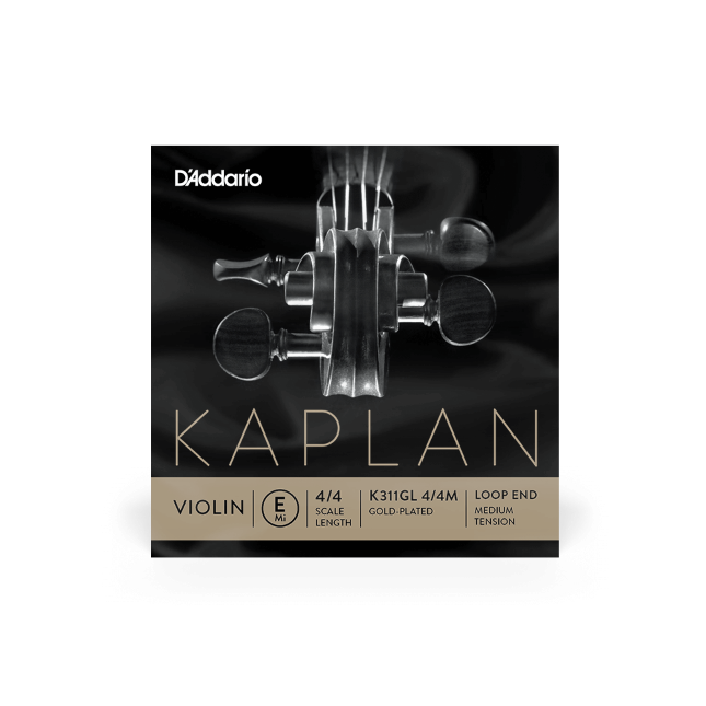 Kaplan Gold-Plated Violin E Strings, 4/4 Scale