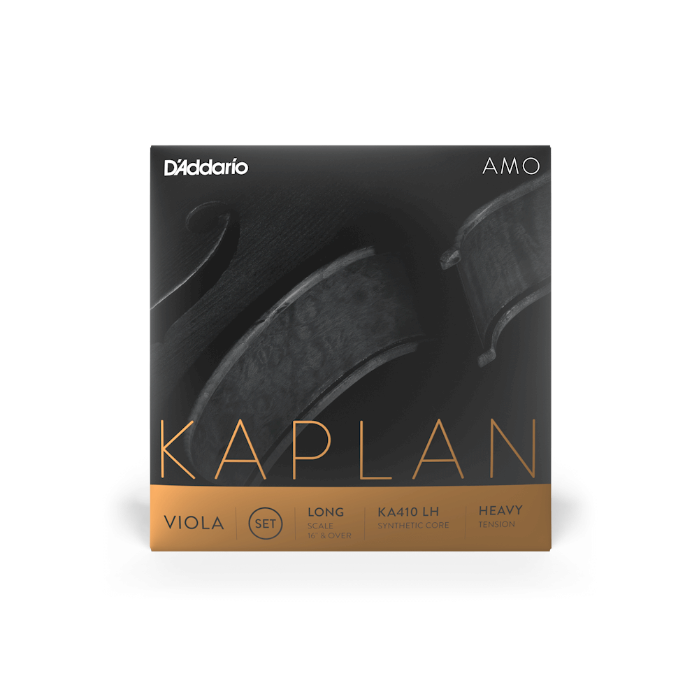 D'Addario Kaplan Amo Viola String Set, Long Scale, Heavy Tension