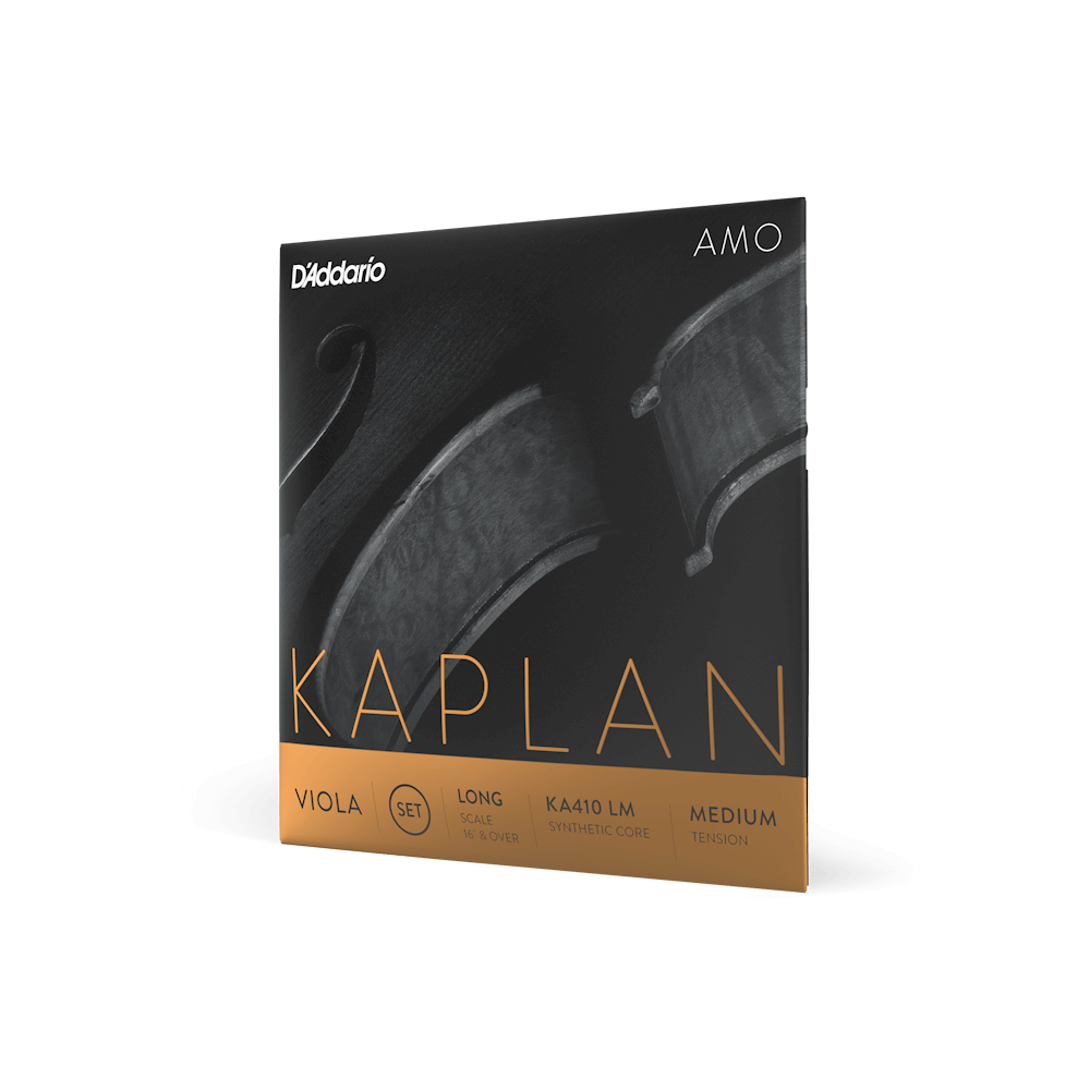 D'Addario Kaplan Amo Viola String Set, Long Scale, Medium Tension