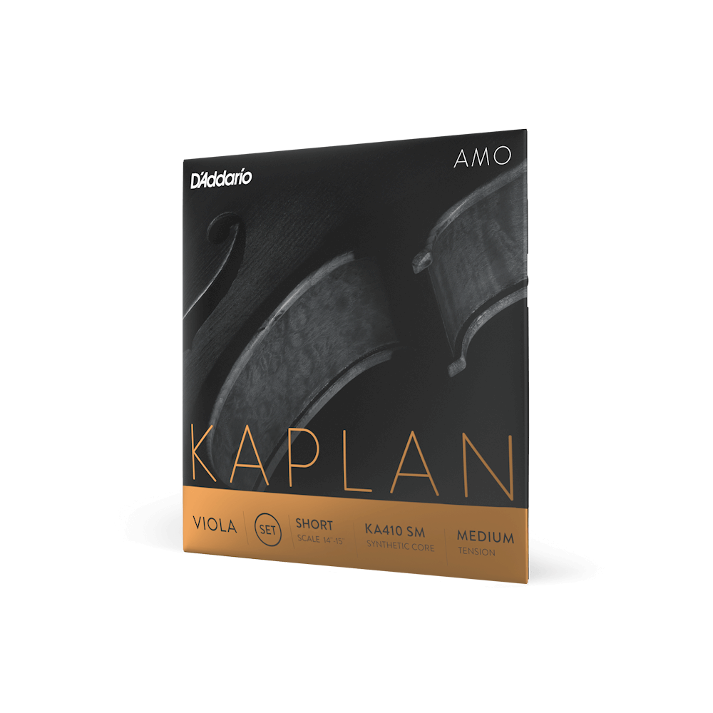 D'Addario Kaplan Amo Viola String Set, Short Scale, Medium Tension