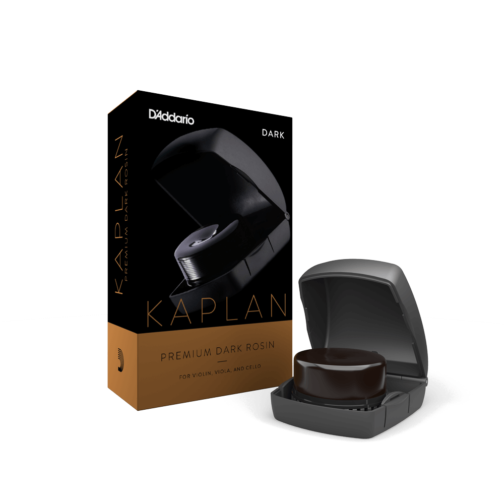 D'Addario Kaplan Premium Rosin with Case, Dark