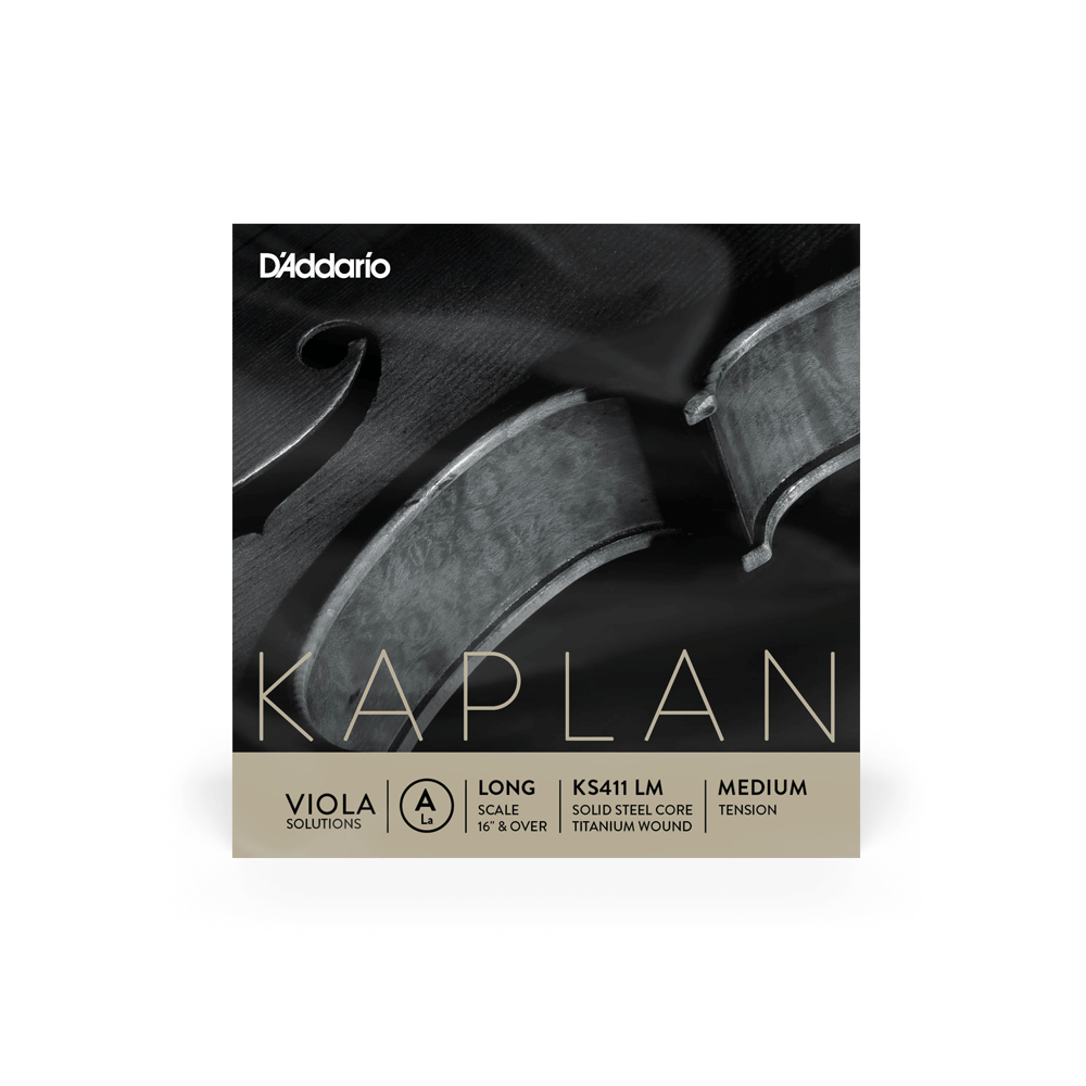 D'Addario Kaplan Solutions Viola Single A String, Long Scale, Medium Tension