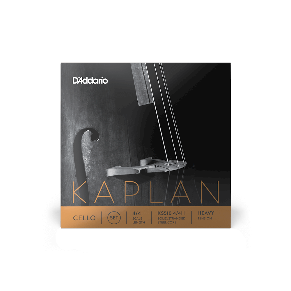 D'Addario Kaplan Cello String Set, 4/4 Scale, Heavy Tension