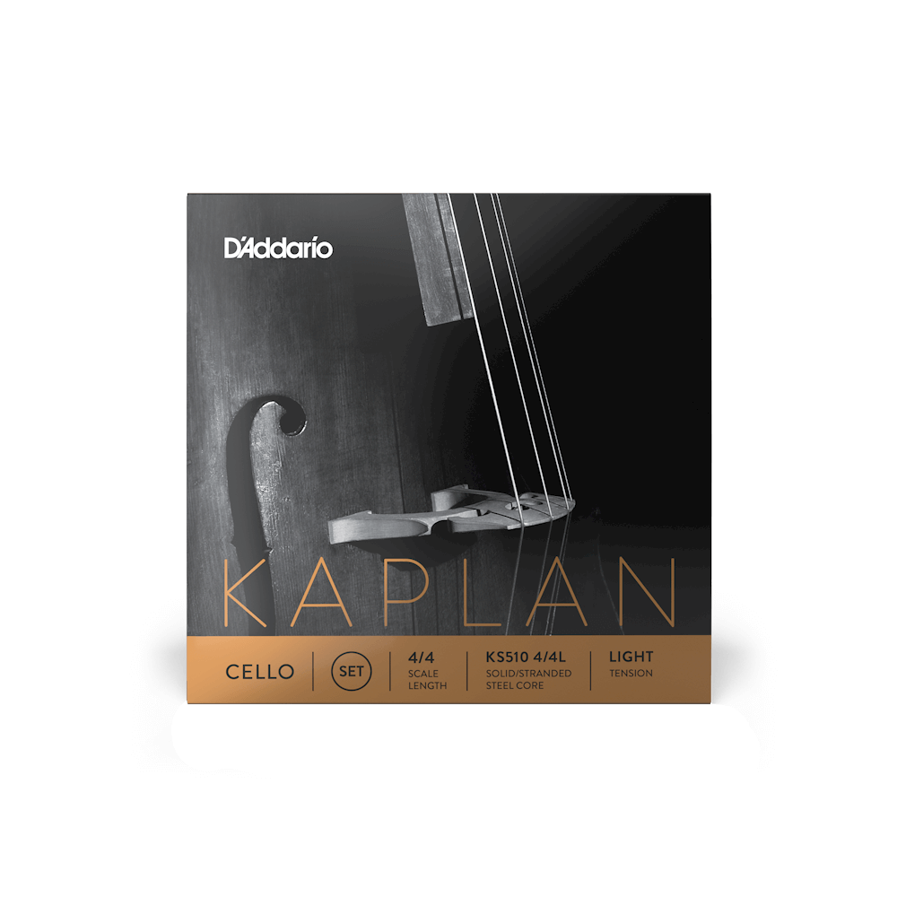D'Addario Kaplan Cello Single D String, 4/4 Scale, Light Tension