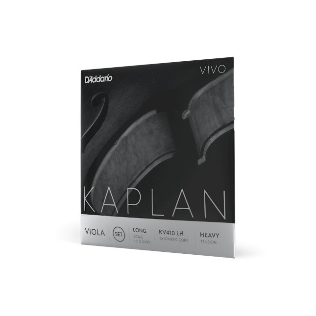 D'Addario Kaplan Vivo Viola String Set, Long Scale, Heavy Tension
