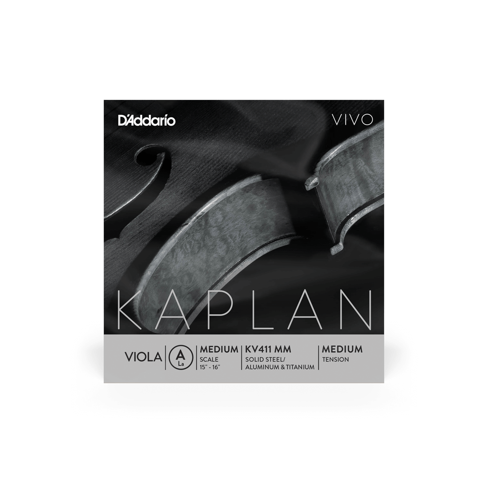 D'Addario Kaplan Vivo Viola A String, Medium Scale, Medium Tension