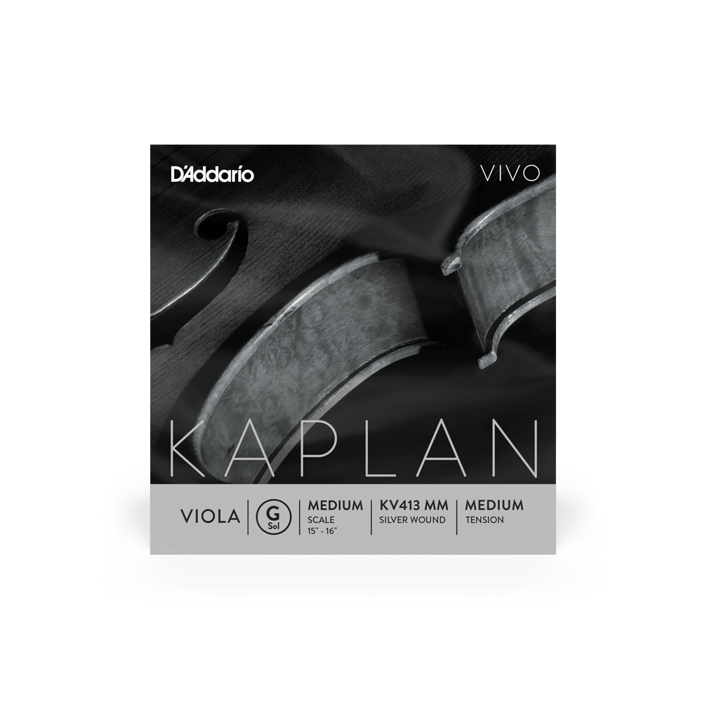 D'Addario Kaplan Vivo Viola G String, Medium Scale, Medium Tension