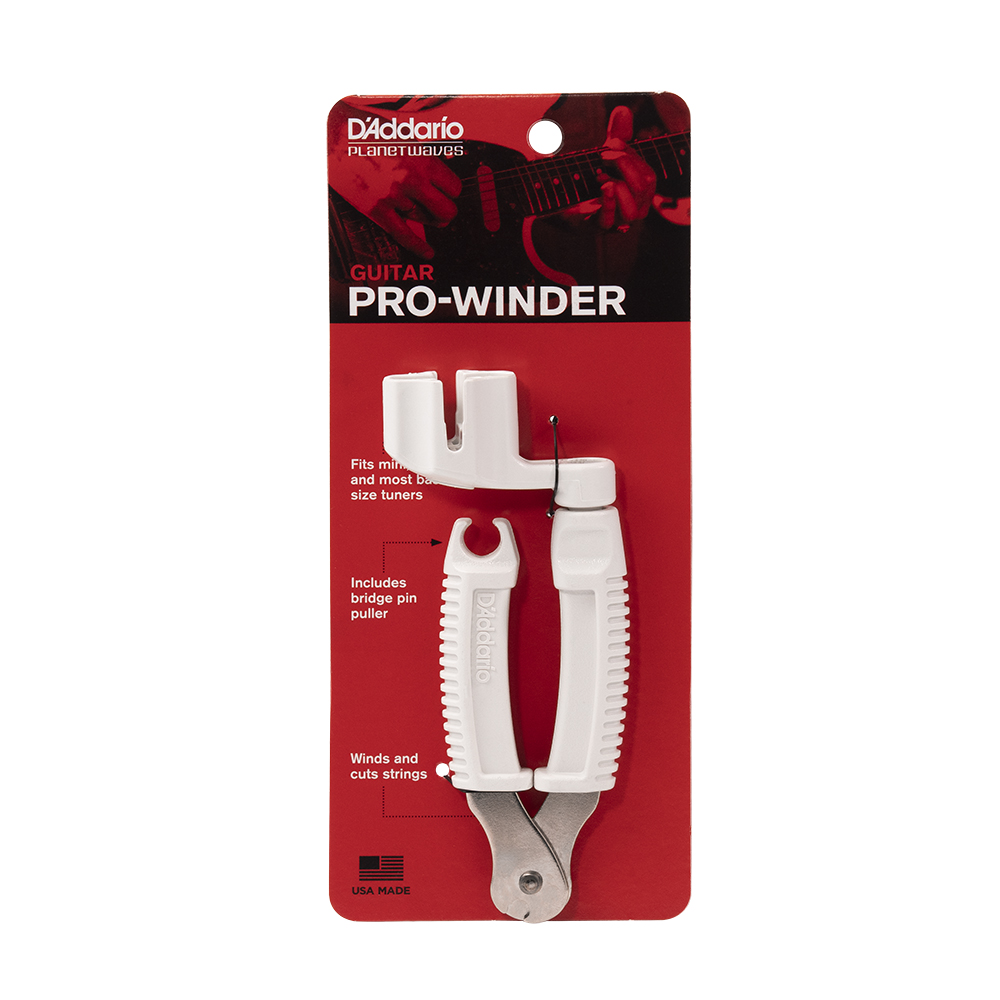 D'Addario Pro-Winder, White