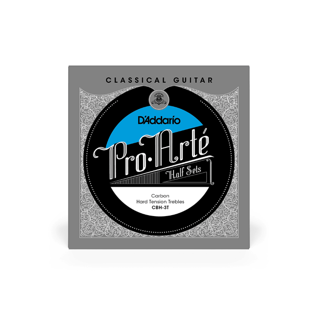 Hard Tension Treble Half Set, Pro-Arté Carbon Classical Guitar Strings