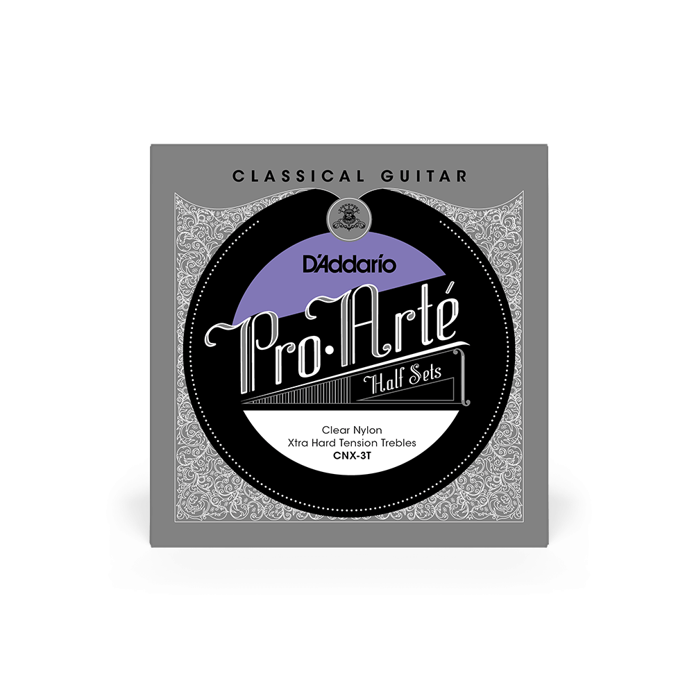 Extra Hard Tension Treble Half Set, Pro-Arté Nylon Classical Guitar Strings