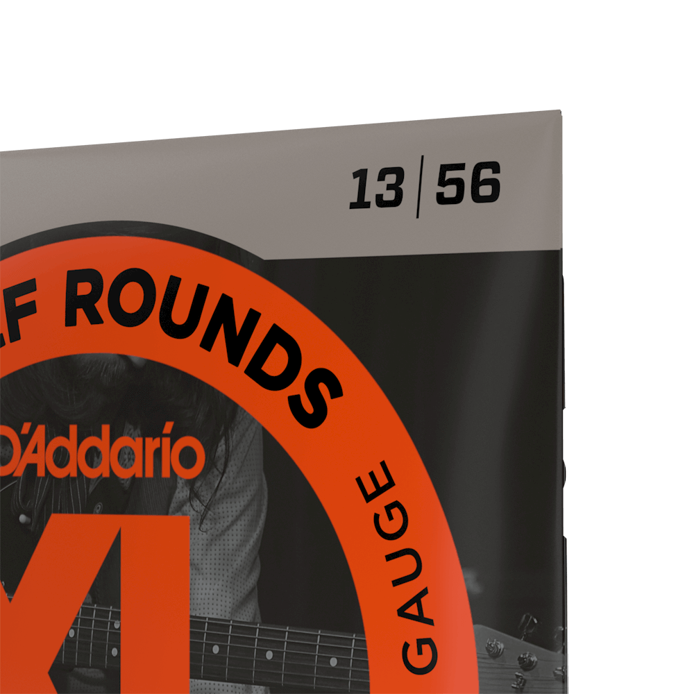 Jazz Medium 13-56 D/'Addario EHR360 Half Round Electric Strings