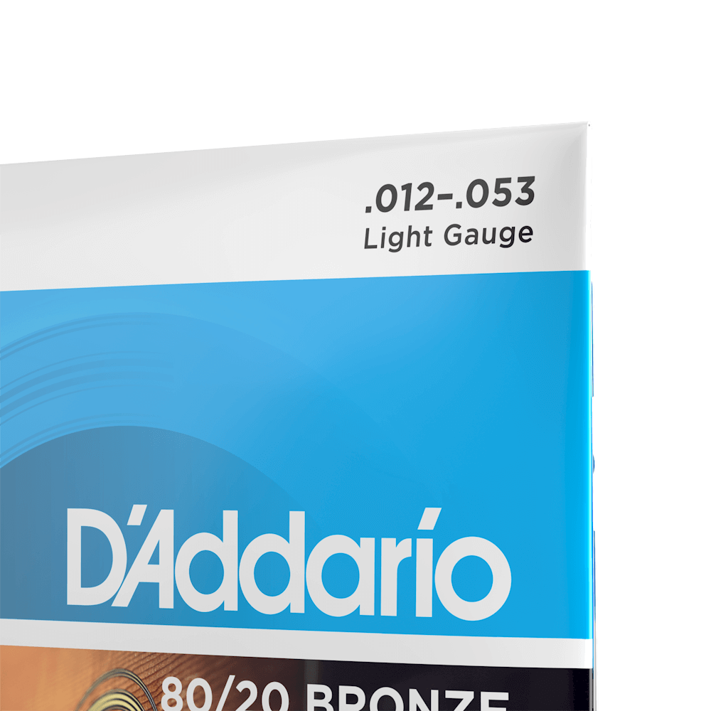 D'Addario EJ11 80/20 Bronze Acoustic Guitar Strings, Light, 12-53 – Lark in  the Morning