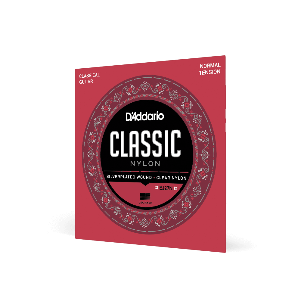 D'Addario EJ27N Student Nylon Classical Guitar Strings, Normal Tension