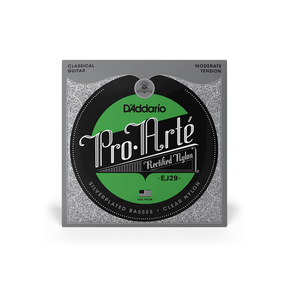 Moderate Tension, Pro-Arté Rectified Nylon Classical Guitar Strings