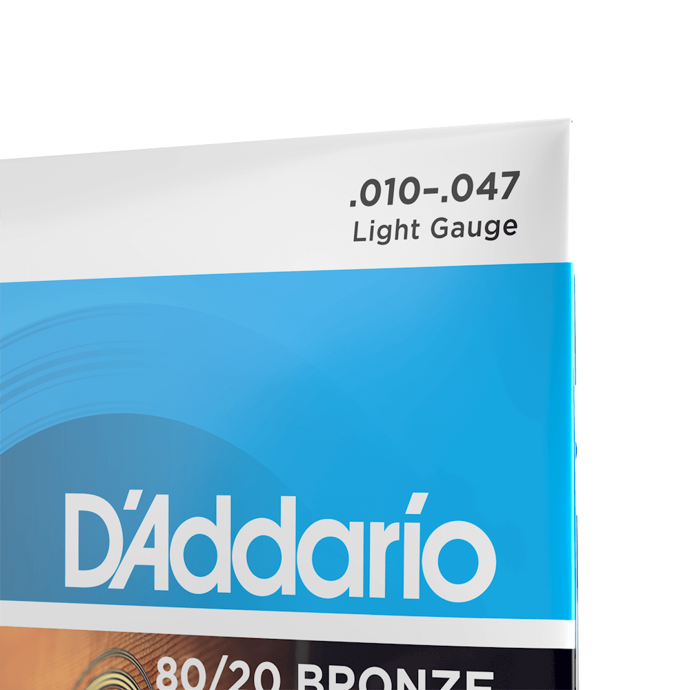 10-47 Light 12-String, 80/20 Bronze Acoustic Guitar Strings
