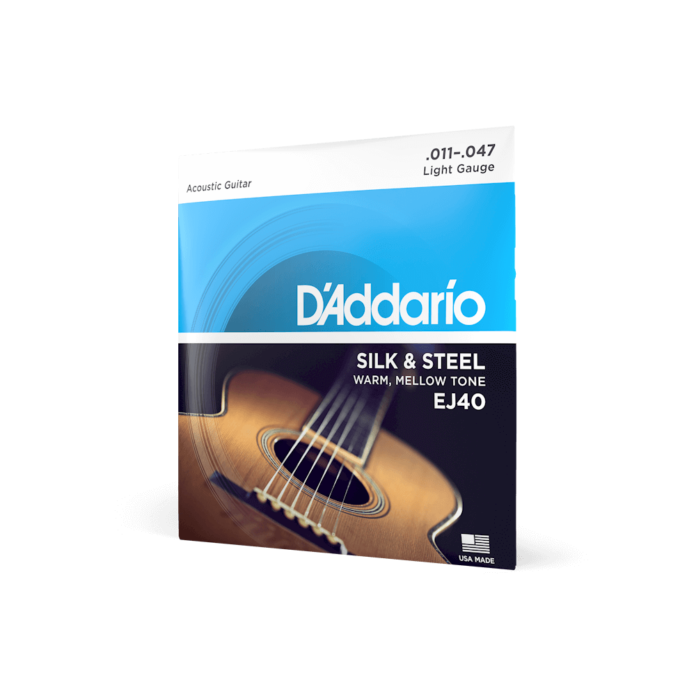 Ernie Williamson Music - D'Addario 11-47 Light, Silk & Steel Acoustic  Guitar Strings