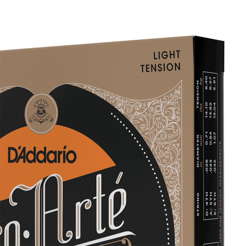 Light Tension, Pro-Arté Nylon Classical Guitar Strings 3-Pack