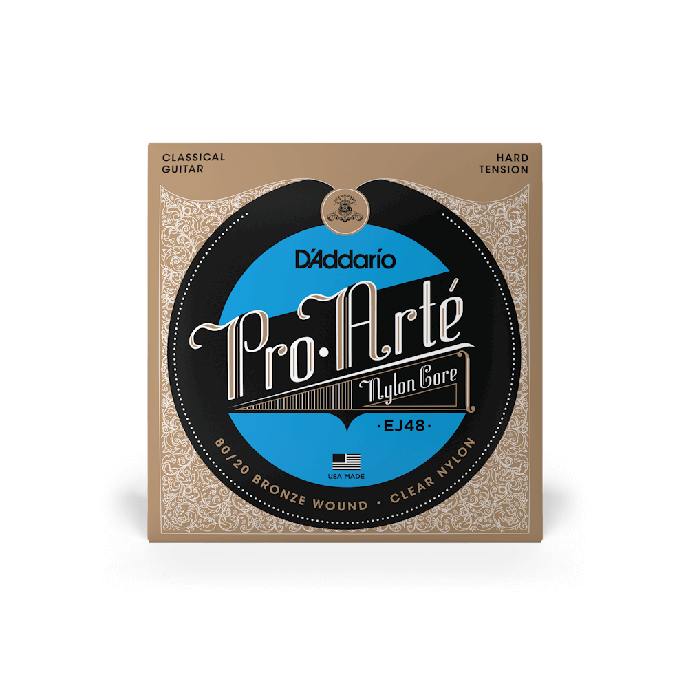 Hard Tension, Pro-Arté Nylon 80/20 Bronze Classical Guitar Strings