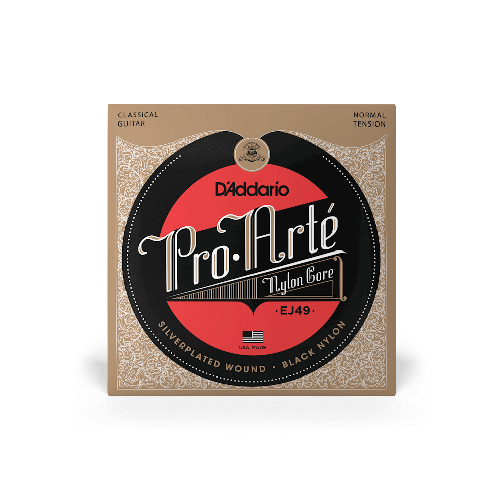 Normal Tension,Pro-Arté Black Nylon Classical Guitar Strings