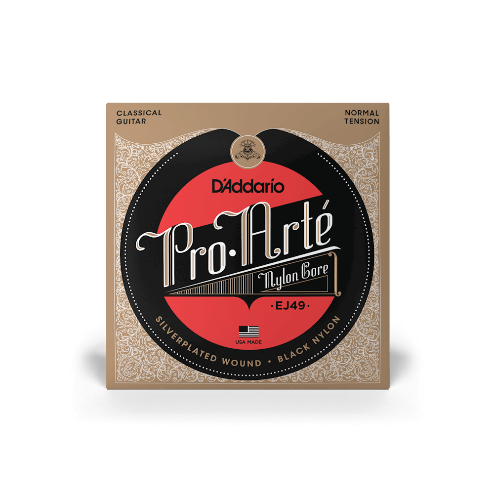 Normal Tension,Pro-Arté Black Nylon Classical Guitar Strings