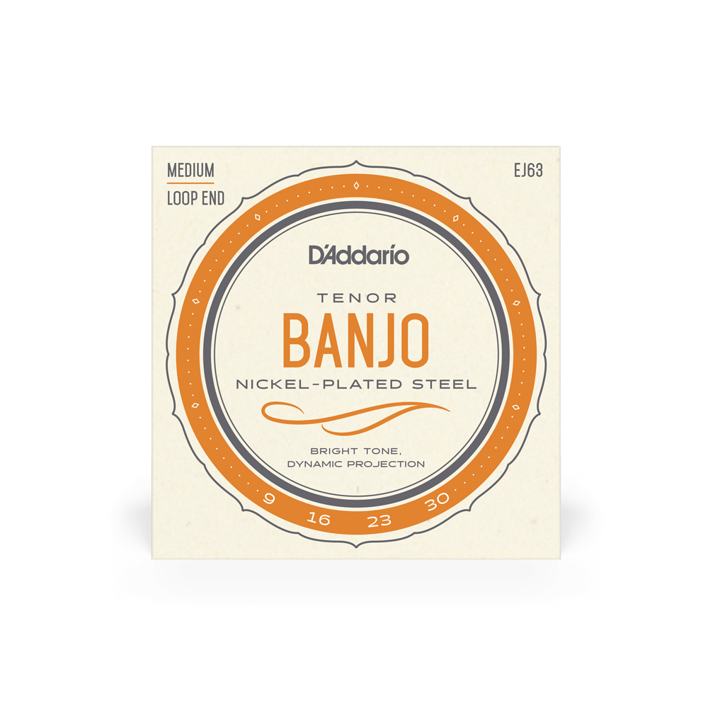 D'Addario EJ63 Tenor Banjo Strings, Nickel, 9-30