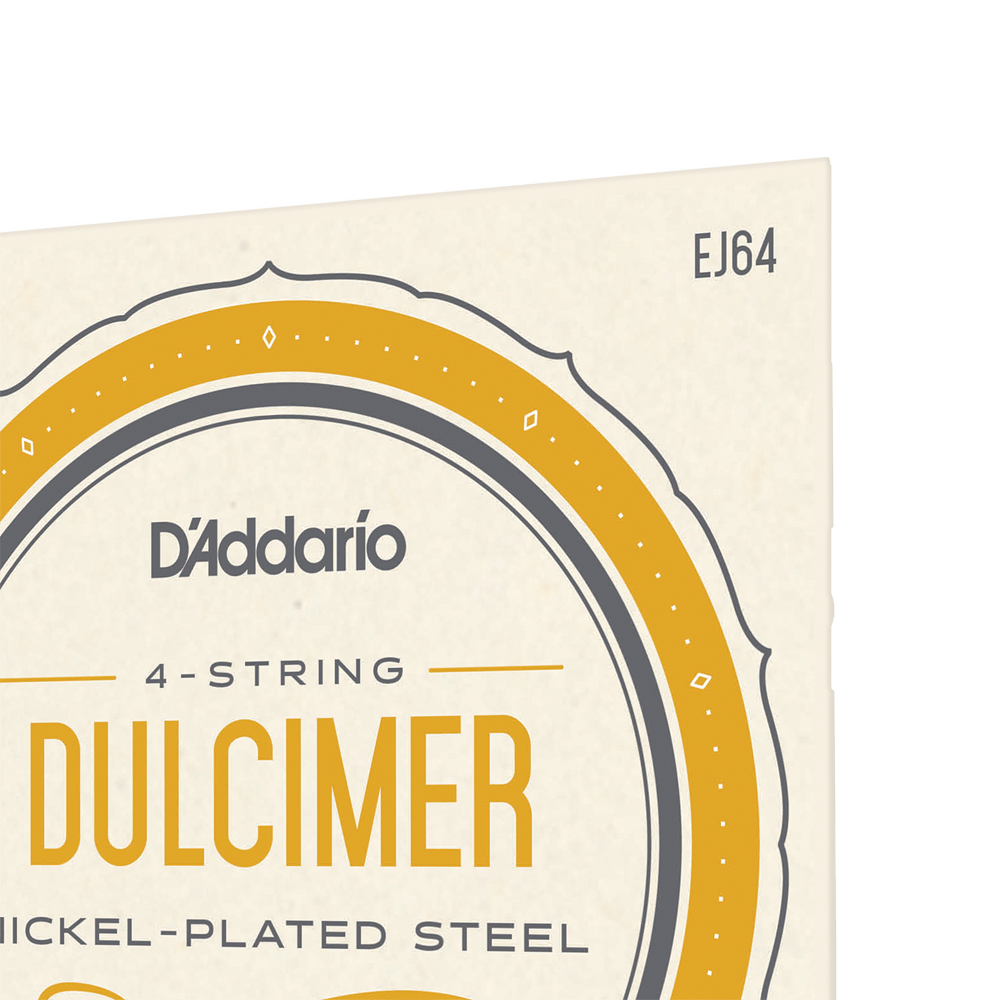 DAddario D'Addario EJ64 Nickel Dulcimer 12-22 4-String Strings Set 19954043797 