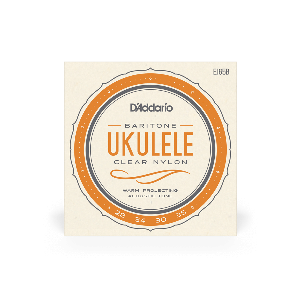 D'Addario EJ65B Pro-Arté Custom Extruded Nylon Ukulele Strings, Baritone