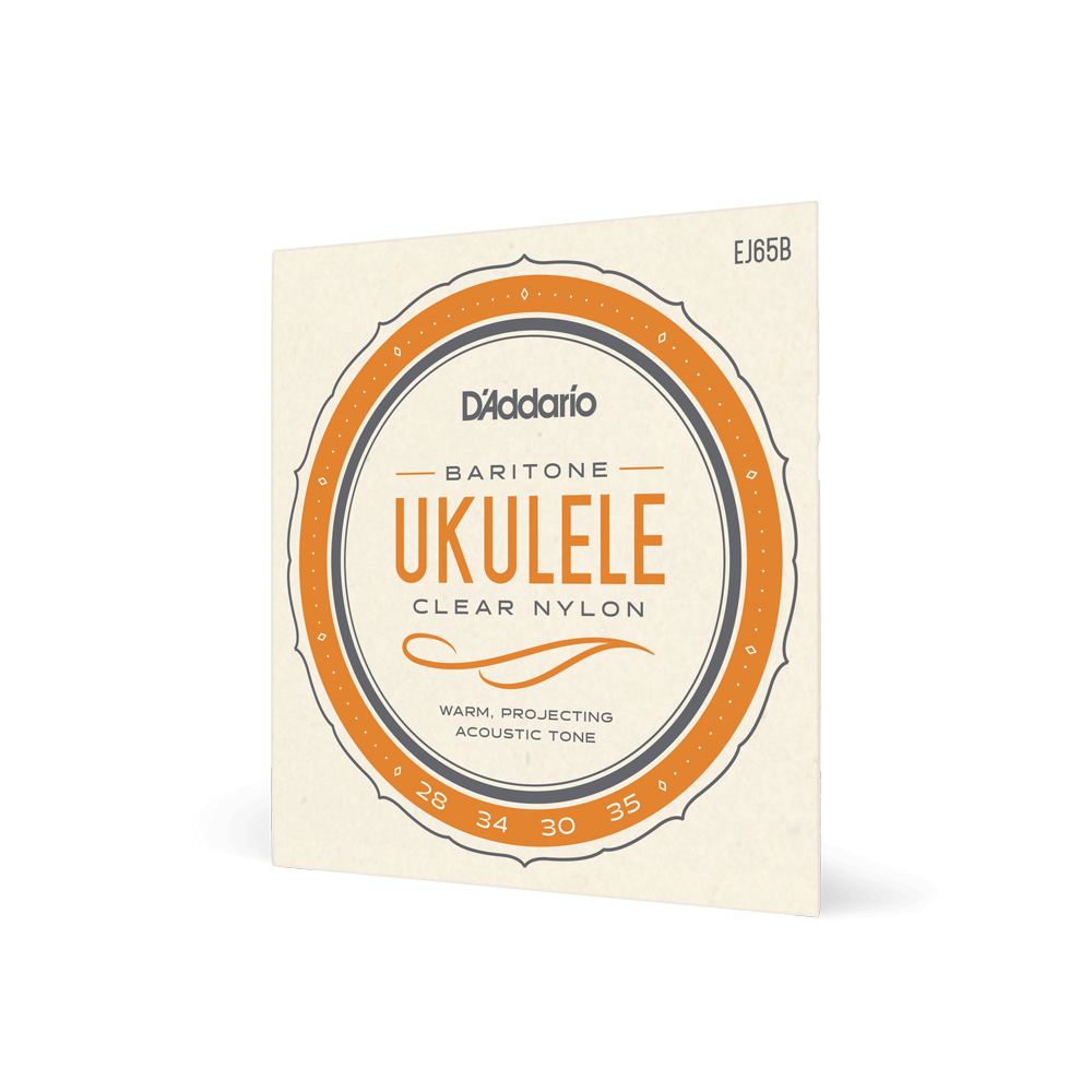 D'Addario EJ65B Pro-Arté Custom Extruded Nylon Ukulele Strings, Baritone