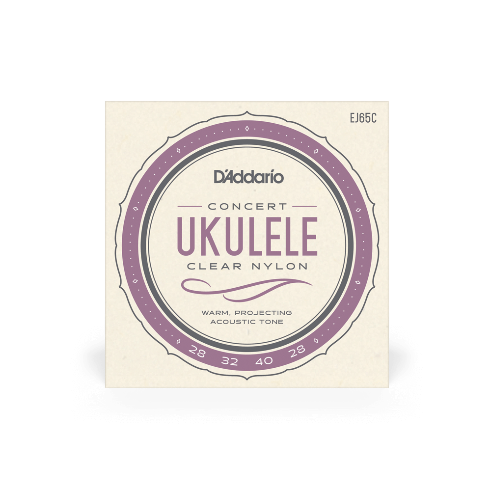 D'Addario EJ65C Pro-Arté Custom Extruded NylonUkulele Strings, Concert