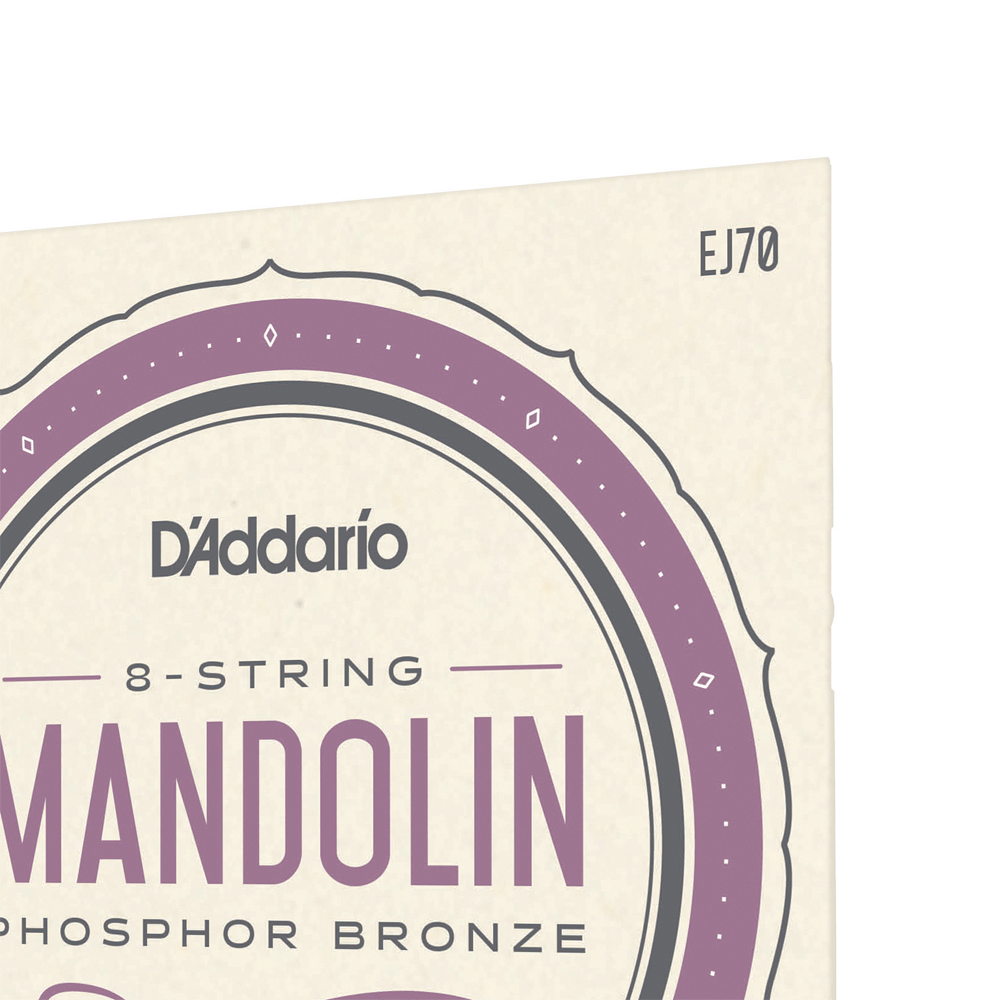 D'Addario EJ70 Phosphor Bronze Mandolin Strings, Ball End, Medium/Light, 11-38