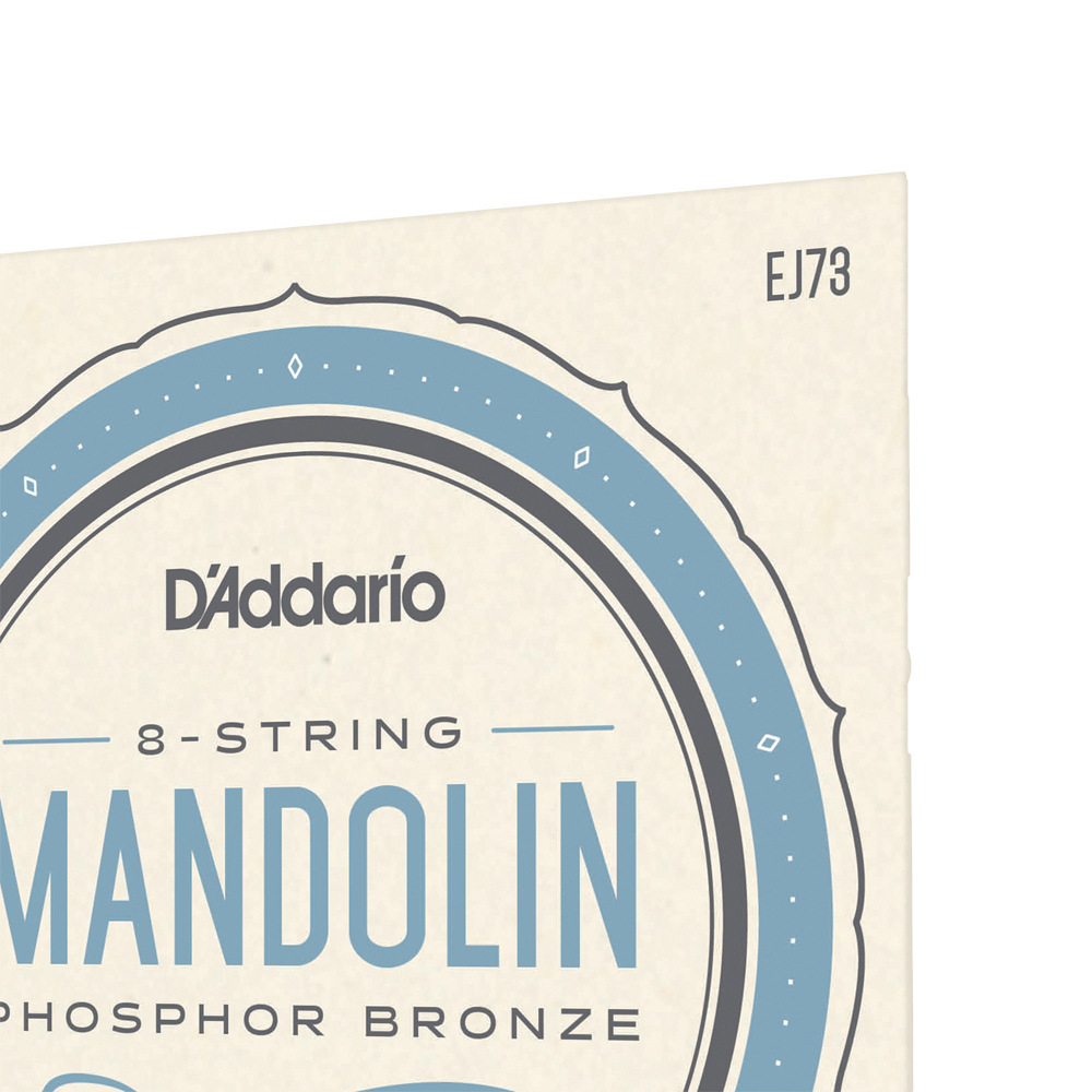 D'Addario EJ73 Mandolin Strings, Phosphor Bronze, Light, 10-38