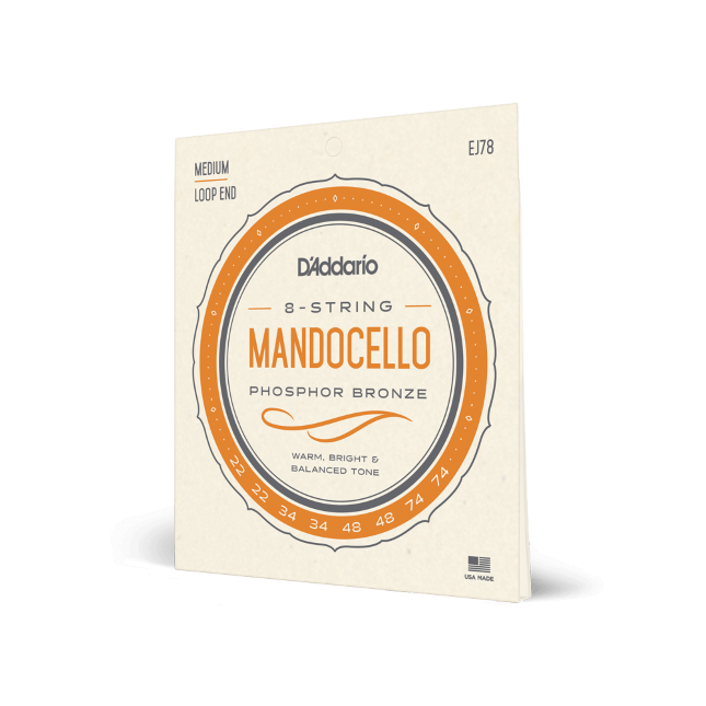 22-74 Medium, 8-String, Mandocello, Phosphor Bronze