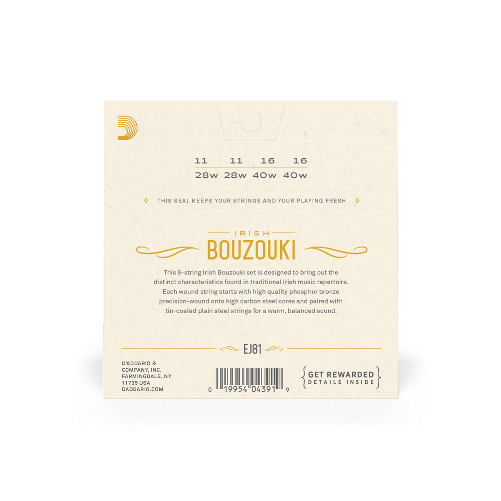 D'Addario EJ81 Irish Bouzouki Strings