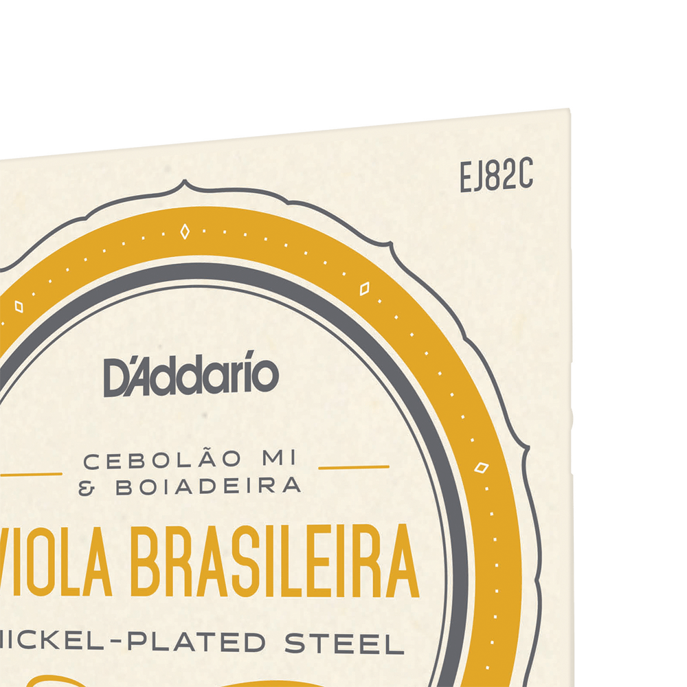 D'Addario EJ82C Viola Brasileira Set, Cebolao Mi and Boiadeira