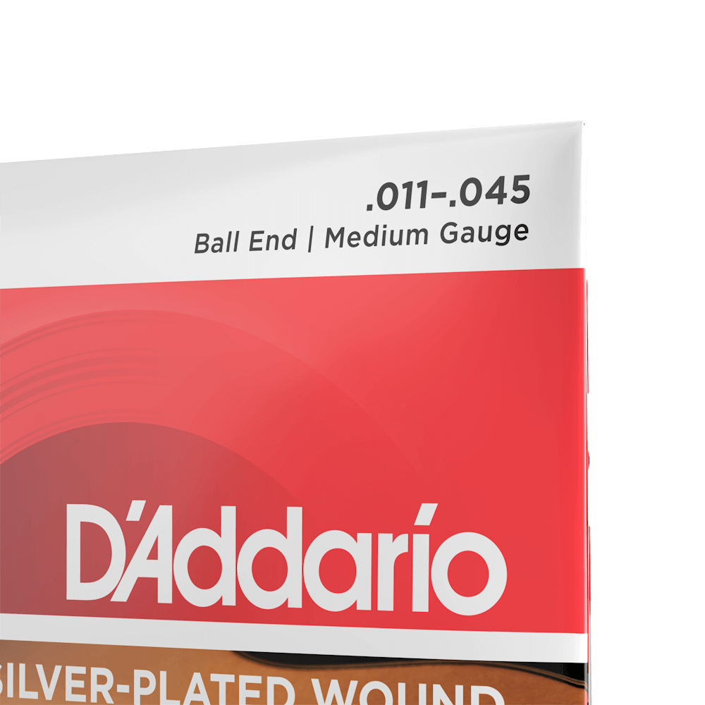 11-45 Medium Ball End, Gypsy Jazz Acoustic Guitar Strings