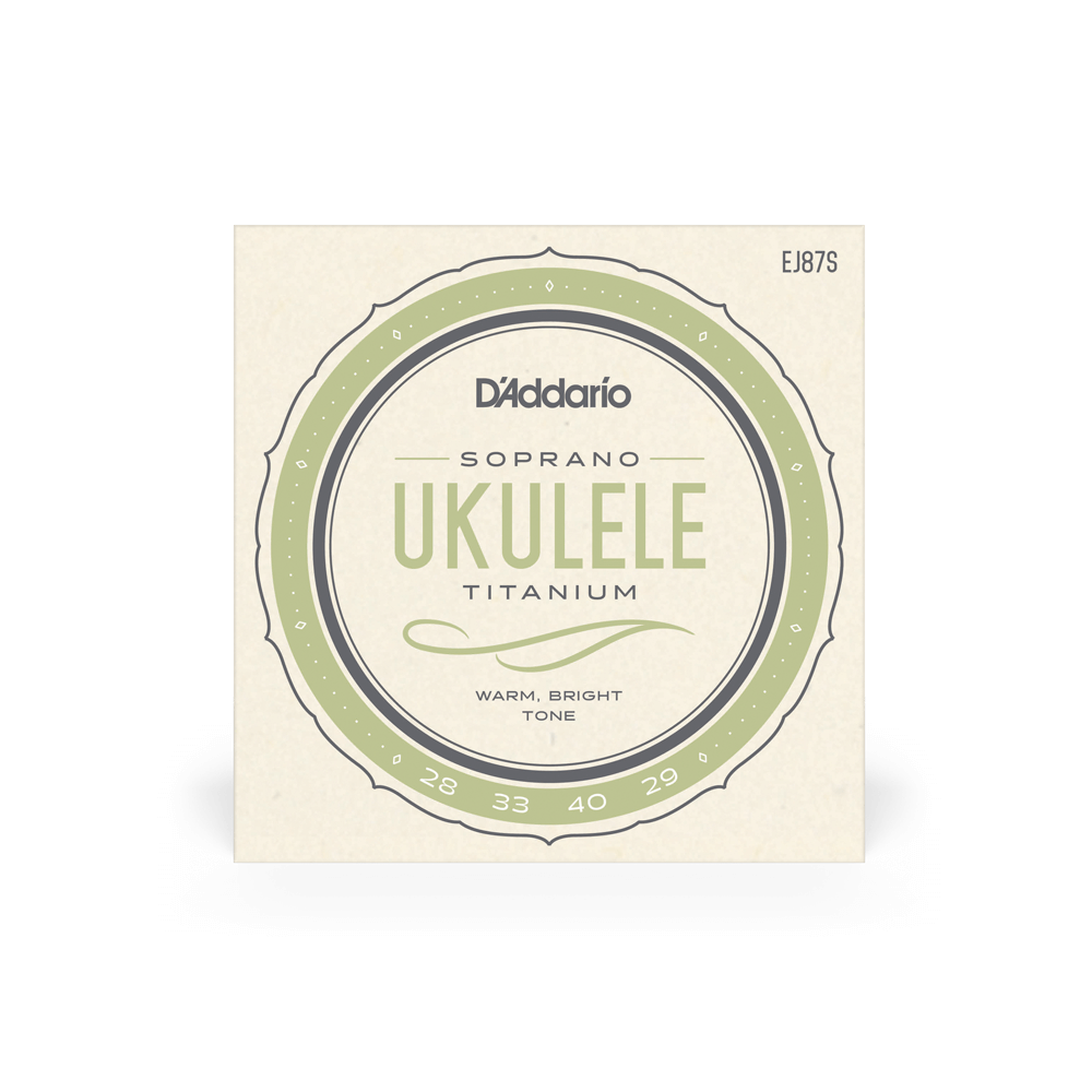 D'Addario EJ87S Titanium Ukulele Strings, Soprano