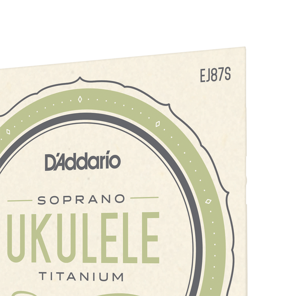 D'Addario EJ87S Titanium Ukulele Strings, Soprano
