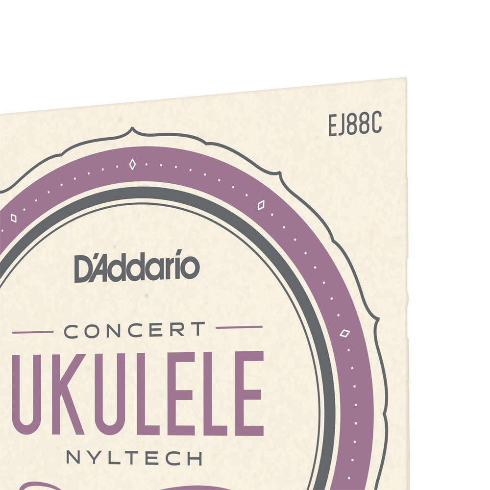 D'Addario EJ88C Nyltech Ukulele Strings, Concert