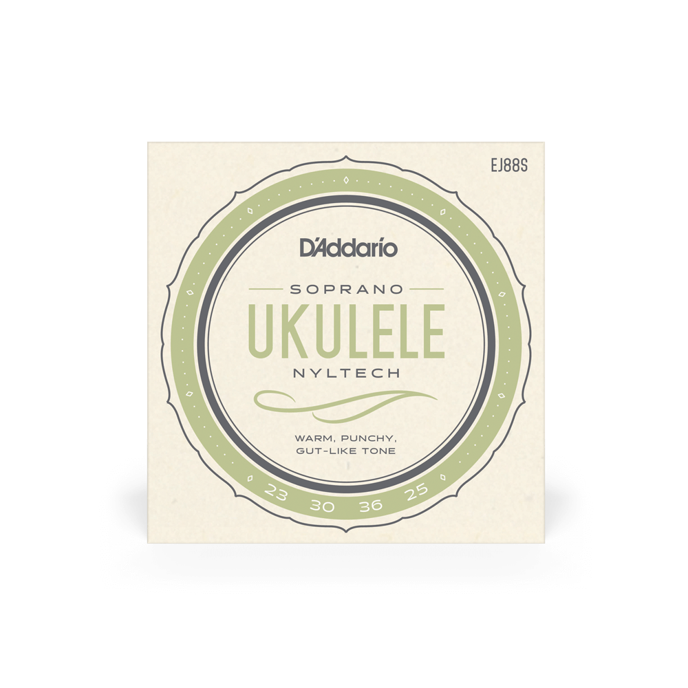D'Addario EJ88S Nyltech Ukulele Strings, Soprano