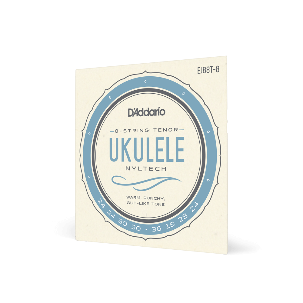 D'Addario EJ88T-8 Nyltech Ukulele Strings, 8-String Tenor
