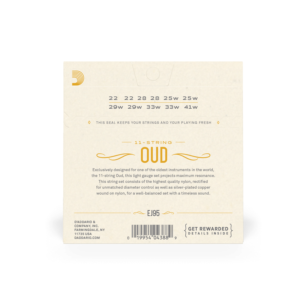 D'Addario EJ95 Oud/11-String Set