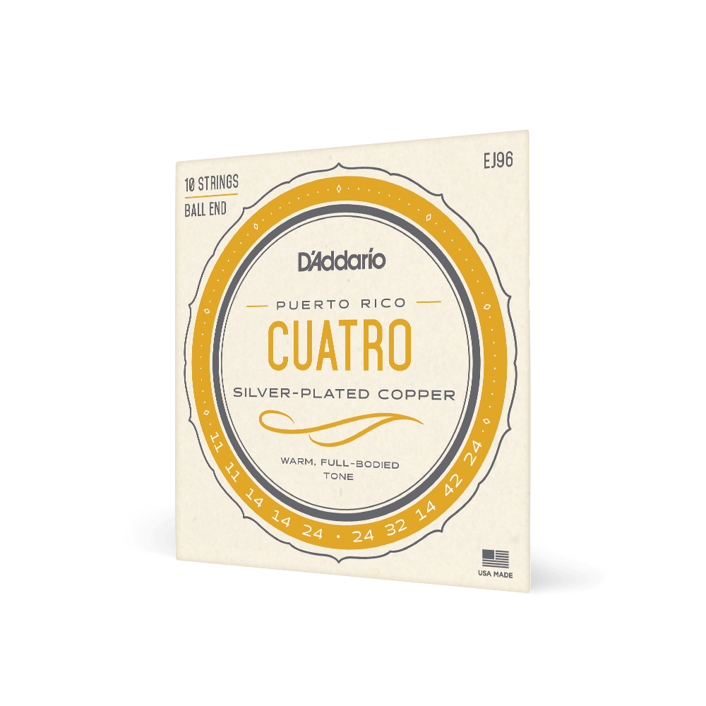 D'Addario EJ96 Cuatro-Puerto Rico Strings