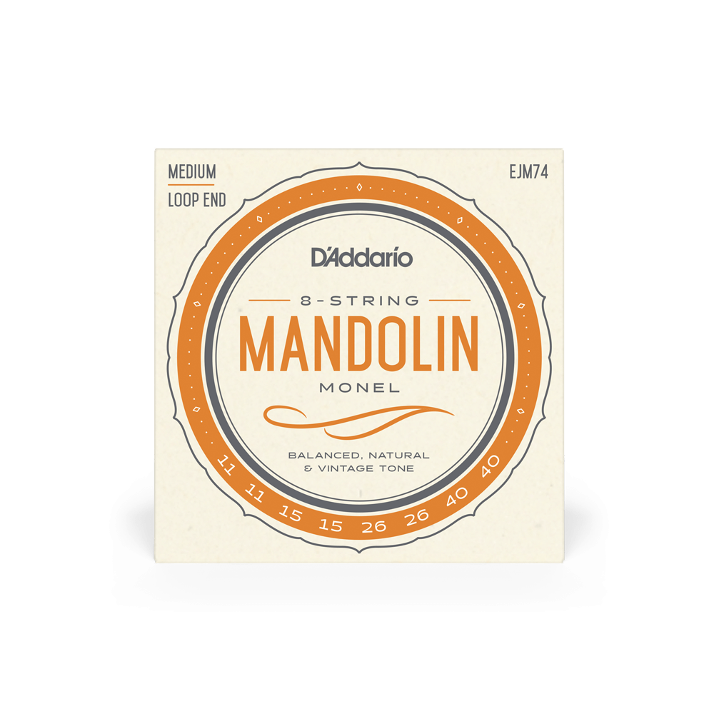D'Addario EJM74 Monel Mandolin Strings, Medium, 11-40